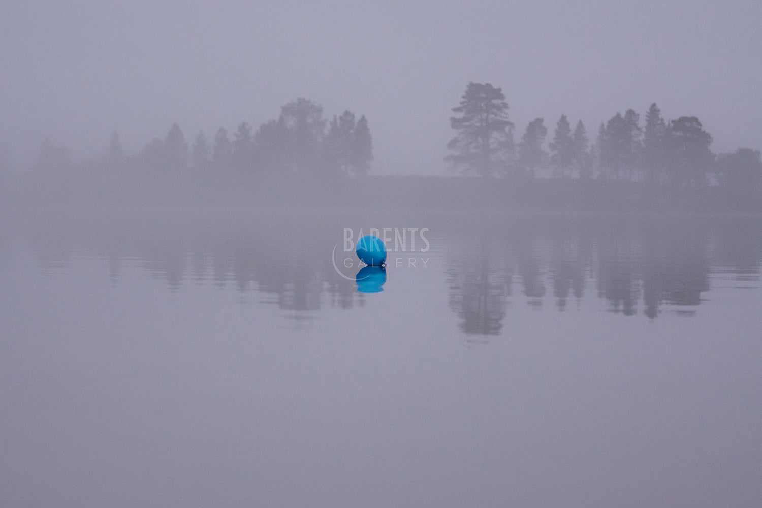 Blå ballong