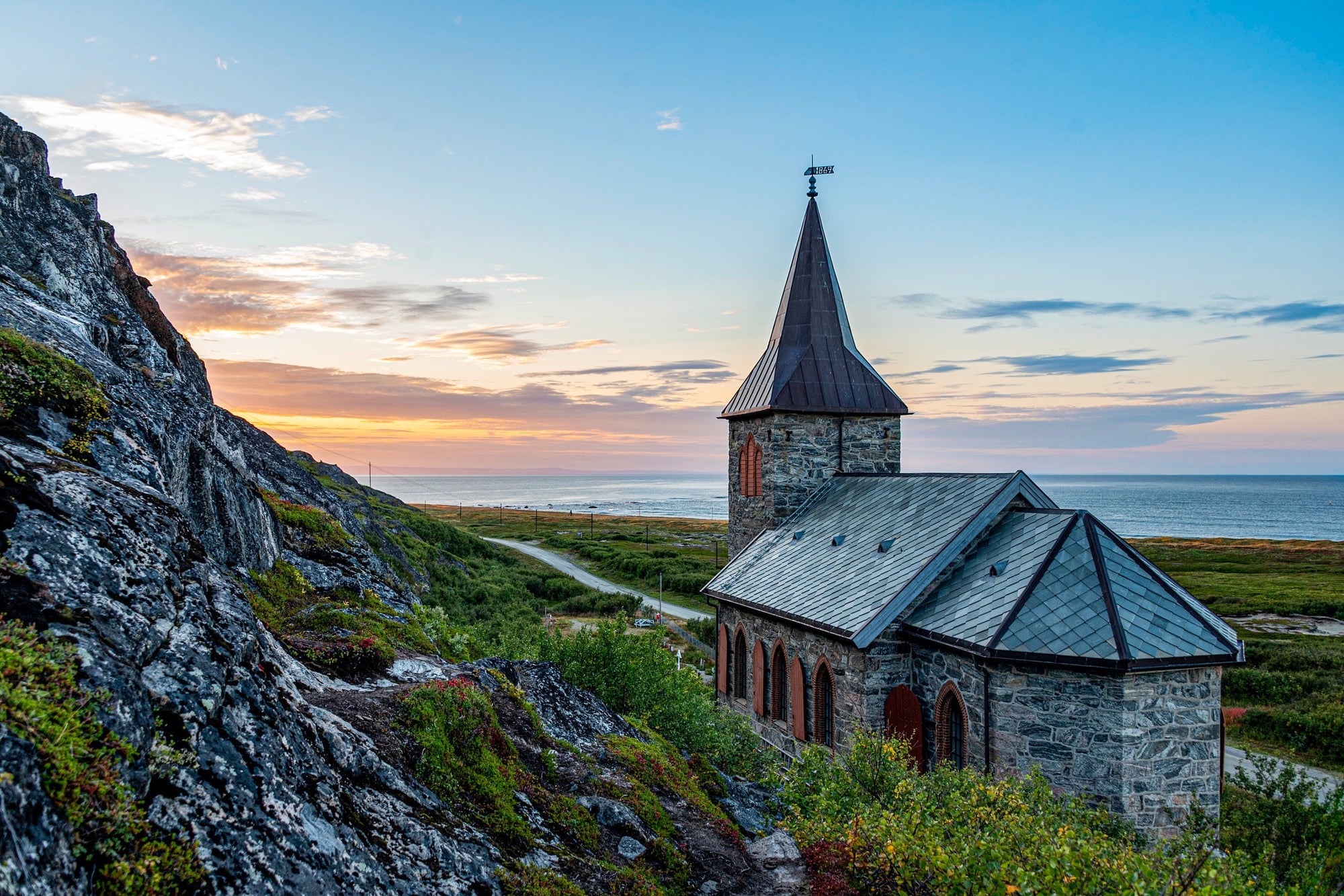 Kong Oscar IIs kapell mot havet