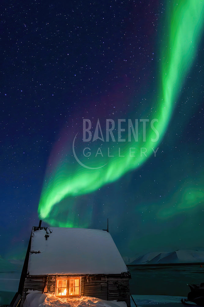 Det fyres med nordlys