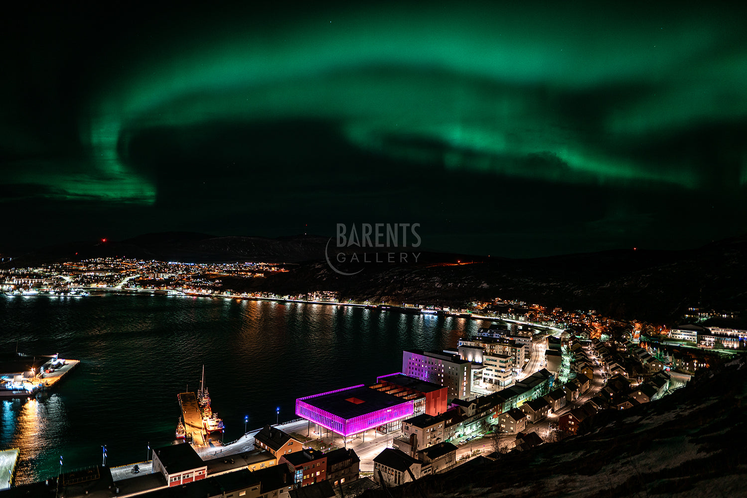 Nordlys over Fuglenes